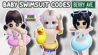 BABY SWIMSUIT OUTFIT CODES FOR BERRY AVENUE BLOXBURG AND ALL ROBLOX GAMES THAT ALLOW CODES 