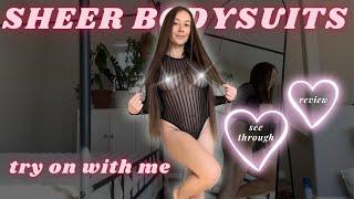 Try On See Through Clothes 2024  Transparent Bodysuits