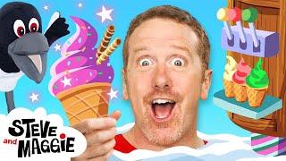 Finger Family Gingerbread House Story for Kids with Steve and Maggie  Ice Cream for Kids