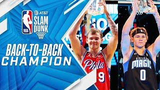 EVERY DUNK From Mac McClungs Back-To-Back #ATTSlamDunk Championships 