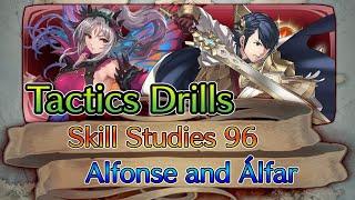 Fire Emblem Heroes Tactics Drills - Skill Studies 96  Alfonse and Álfar