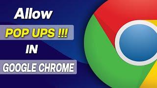 How to allow pop-ups in Google™ Chrome  How to Enable Pop-Ups on Google Chrome 2024  Allow Pop Ups