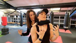 How To Defend Yourself - Yvette Gets a Lesson from Zara Phythian
