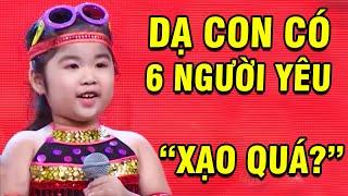 Cả Trường Quay TÉ BẬT GHẾ Khi Nghe Cô Bé DẠ CON CÓ 6 NGƯỜI YÊU  TUYỆT ĐỈNH SONG CA NHÍ