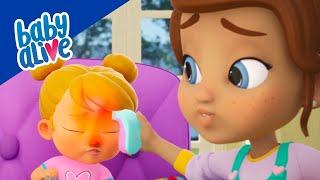 Baby Alive Official  Baby Lulu Catches a Cold Kids Videos and Baby Cartoons  
