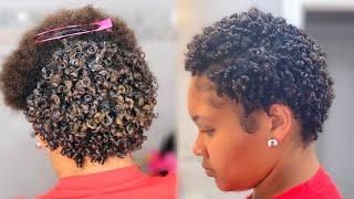 Super Defined Curls On Short Natural Hair  How to style TWA