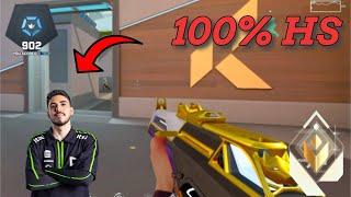 This is Perfect Crosshair Placement 100% HS  Valorant 2024 VISUAL 