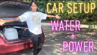 Mobile Detailing Car Setup - Water & Power Supply