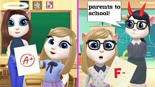 Good Teacher Vs Bad Teacher  My talking Angela 2