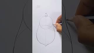 Easy Papaya draw #satisfying #creative #art #shorts