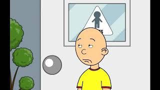 Caillou Calls the Janitor “Toilet Man”Grounded 2014 Video