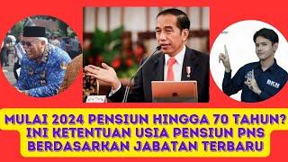 Mulai 2024 PENSIUN Hingga 70 Tahun? Ini Ketentuan Usia Pensiun PNS Berdasarkan Jabatan Terbaru