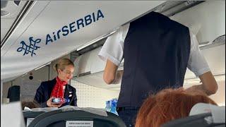 How is AIR SERBIA in Eastern Europe?  BUD-BEG-VIE  Economy Class