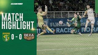 MATCH HIGHLIGHT  PERSEBAYA 0 - 0 DEWA UNITED  BRI LIGA 1