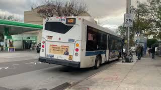 Queens New York - Q33 Bus - Clean Air Hybrid Electric Bus