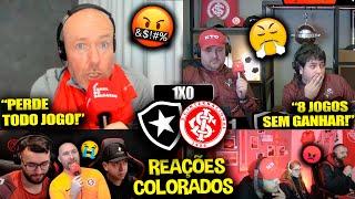 REAÇÕES dos COLORADOS FURIOSOS com a DERROTA - BOTAFOGO 1X0 INTERNACIONAL REACT BRASILEIRÃO 2024