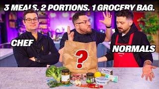 Chef vs Normals GROCERY SHOP CHALLENGE  Sorted Food