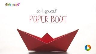 How to Classic Paper Boat - Kids Craft