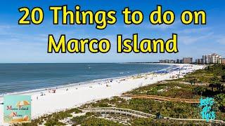 20 THINGS TO DO ON MARCO ISLAND