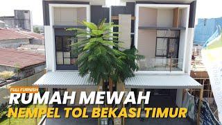 Rumah Mewah Dekat Tol Bekasi Timur  Full Furnish  Harga Terjangkau