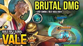 VALE BEST BUILD 2024  BUILD TOP GLOBAL VALE GAMEPLAY  MOBILE LEGENDS