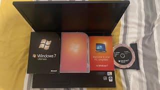 Unboxing & Installing Windows 7 On My Childhood Laptop