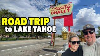 TRAVEL VLOG Summer Trip to Lake Tahoe Yummy Food  Stops and Some Crazy Weather Changes