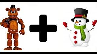 Freddy fazbear + Snowman = ??? Huggy Wuggy Animation #3