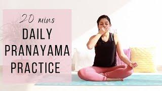 20 Mins Pranayama Practice  5 Breathing Exercises for Deep Oxygenation & Calm Mind  Follow Along