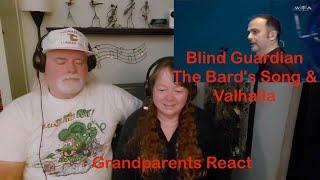 Blind Guardian - The Bards Song & Valhalla  Grandparents from Tennessee USA react - first time