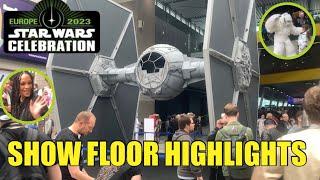 Star Wars Celebration 2023 show floor highlights and event experience.