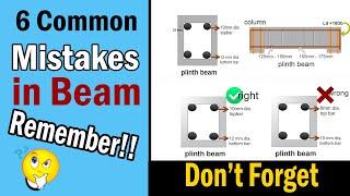 6 Common Mistake in Plinth Beam - Civil Engineering - Civil Engineers