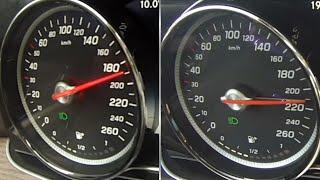 MERCEDES E180 vs MERCEDES E220d - Acceleration Test