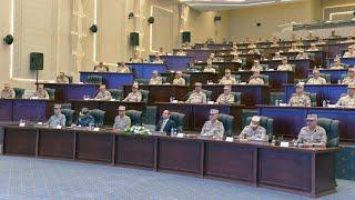 #موقع_الرئاسة  الرئيس عبد الفتاح السيسي يجتمع مع كبار قادة القوات المسلحة بمقر القيادة الاستراتيجية