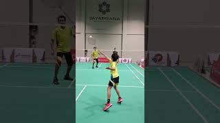 Kamu sering di incer saat main ganda ini latihannya supaya lebih siap #shortsvideo #badmintonlovers