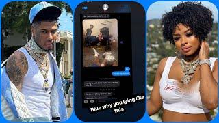 Chrisean Show a texts from Blueface where he want the Baby& talksSldeways about BM Jaidyn