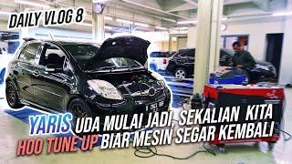 DAILY VLOG 8 MODIF YARIS BAPAO HAMPIR RAMPUNG TUNE UP HOO MESIN NYA DULU BIAR MAKIN JOSS ABIS VELG