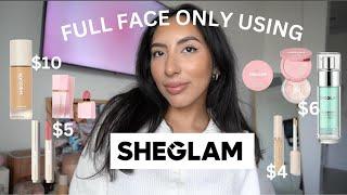 TESTING VIRAL SHEIN MAKEUP?? FULL FACE USING SHEGLAM MAKEUP