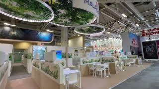 Malaysia pavilion at ITB 2023 - production by Kompania Stolarska