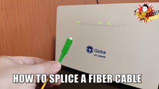 HOW TO SPLICE YOUR BROKEN FIBER CABLE DIY TUTORIAL