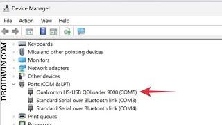 Install EDL Drivers In Windows 11 Qualcomm HS USB QDLoader 9008