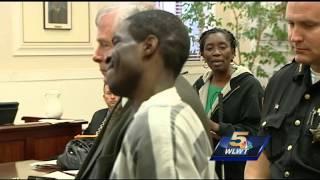 Convicted killer laughs as victims sister addresses court at sentencing