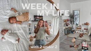 WEEK IN MY LIFE as a SAHM of 2 under 2  ep.1