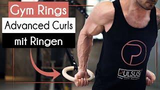 Advances Bizeps Curls mit eigenem Körpergewicht - Gym Rings  PULSUS fit