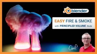 Blender Principled Volume for Fire+Smoke Simulation