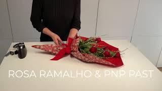 Valentines Day ️️️How to wrap Roses Tied  #wrappingflowers