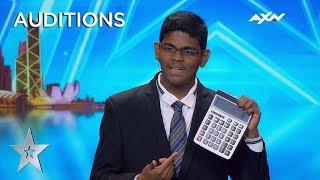 15 Year Old YAASHWIN SARAWANAN Is A HUMAN CALCULATOR  Asias Got Talent 2019 on AXN Asia