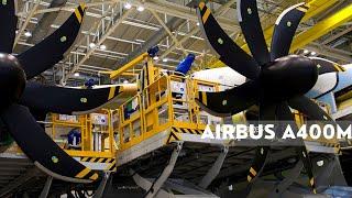 Huge Airbus A400M Assembly Line