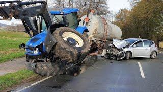 John Deere Tractors Accident - Equipment In Dangerous Conditions  Amazing Farmer Technology
