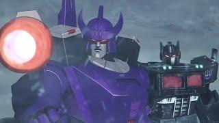 Everyone VS Galvatron and Nemesis Prime  Transformers War For Cybertron - Kingdom
